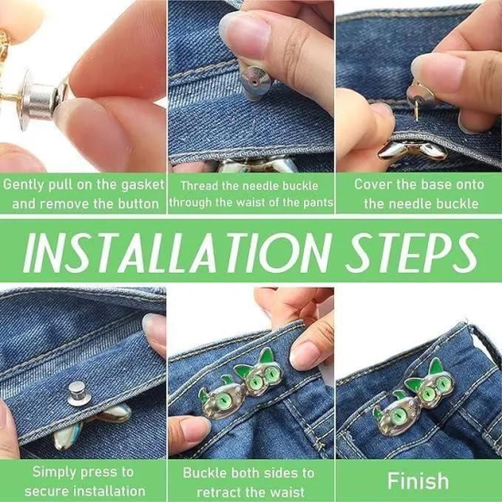 Jeans Tightener Adjustable Button