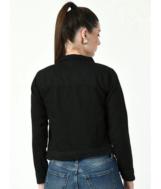 DKGF Fashion - Denim Black Jackets Pack of 1 - None