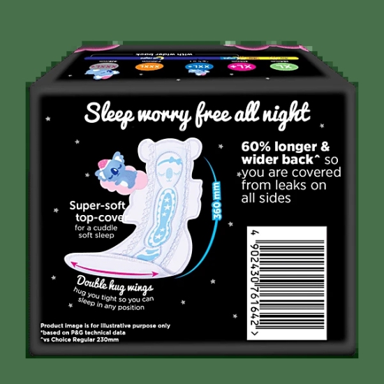 Whisper Bindazz Night Xxl Plus 10 Pads