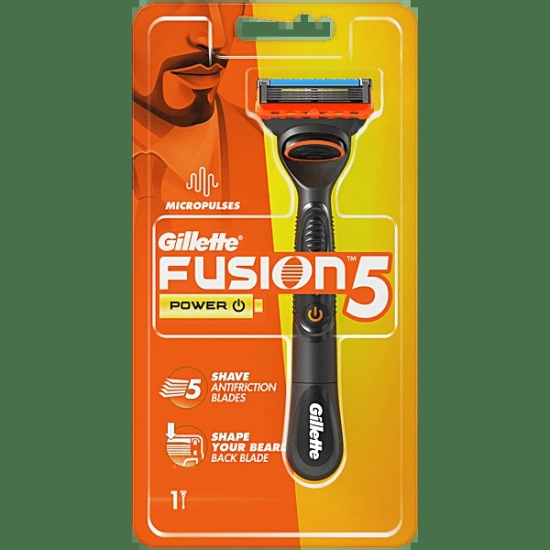 Gillette Fusion Power Razor For Men - Perfect Shave & Beard Shape, 1 Pc