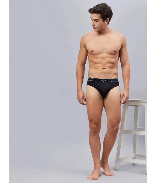 C9 Airwear - Black Nylon Mens Briefs ( Pack of 1 ) - None