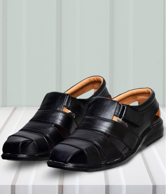 Dream Makers - Black  Men's Sandals - 6