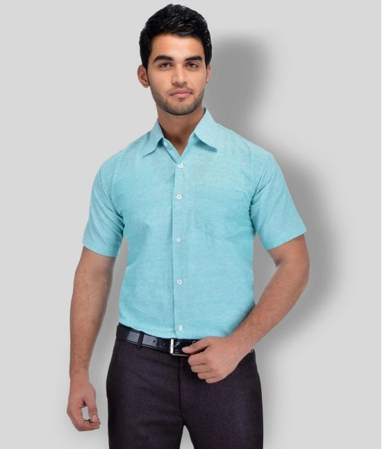 DESHBANDHU DBK - Blue Cotton Regular Fit Mens Formal Shirt (Pack of 1) - None