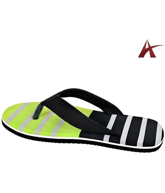 Altek - Green Mens Thong Flip Flop - None