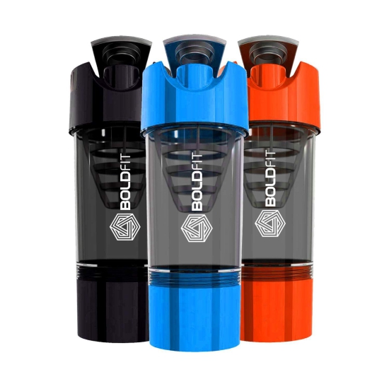 Boldfit Pro Cyclone Shaker 500ml-Orange