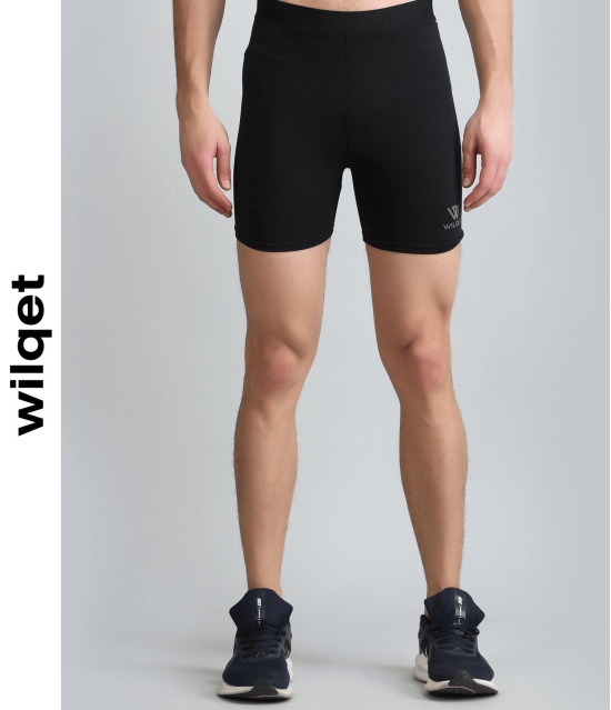 Mens Swimwear Shorts-Black / S