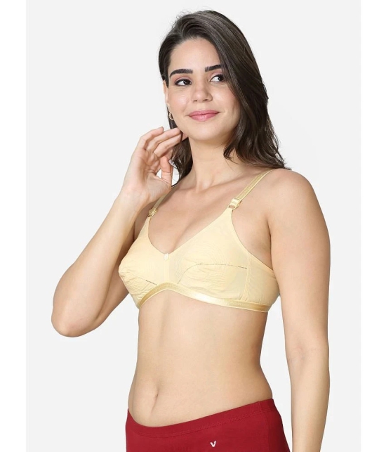 VStar - Nude Cotton Non Padded Womens Everyday Bra ( Pack of 1 ) - None