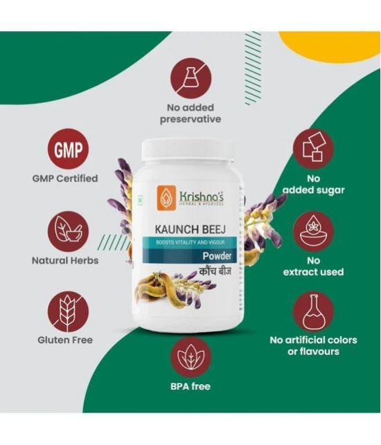 Krishnas Kaunch Beej Powder, 100 g Pack Of 3