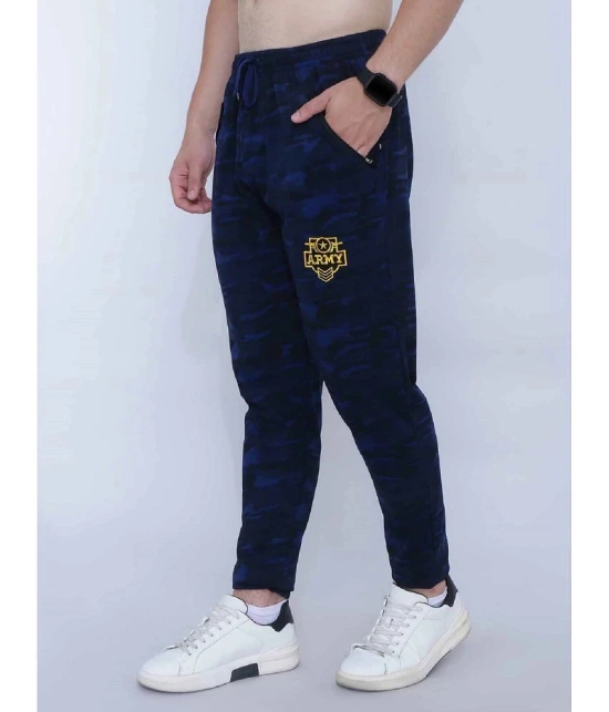 Neo Garments - Blue Cotton Mens Trackpants ( Pack of 1 ) - None