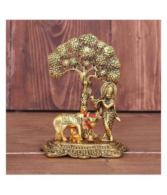 Krishna Ji with Cow and Calf (Pack of 1)