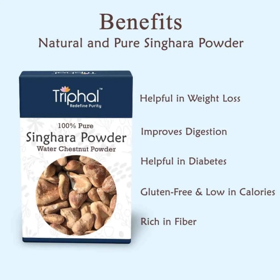 Singhara Powder - Singhada Atta - Water Chestnut Powder | Pure & Natural | Triphal