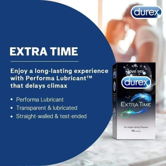 Durex Extra Time Condoms - for longer lasting Pleasure