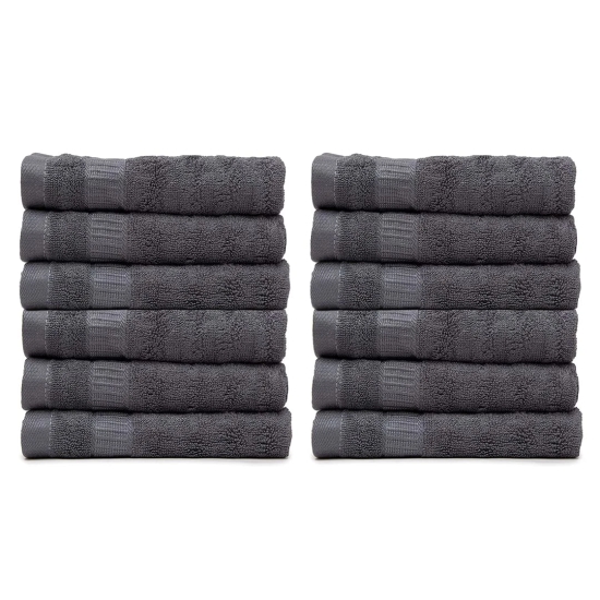 Mush Bamboo Face Towel  Ultra Soft Absorbent  Quick Dry Towel for Facewash Gym Travel Yoga. Recommended for Acne Prone Skincare 12 Grey-Mush Bamboo Face Towel | Ultra Soft, Absorbent & Quick Dry