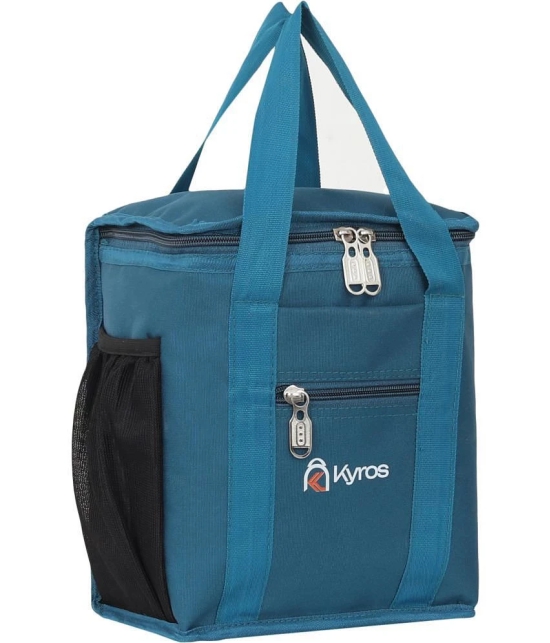 Kyros Blue Polyester Lunch Bag Pack of 1 - Blue