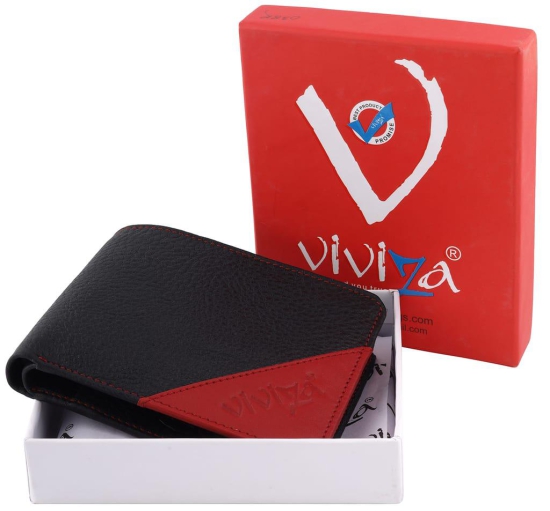 VIVIZA V-130 LEATHER WALLET FOR MEN BLACK