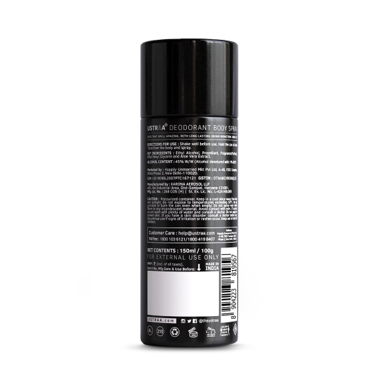 BLACK Deodorant Body Spray