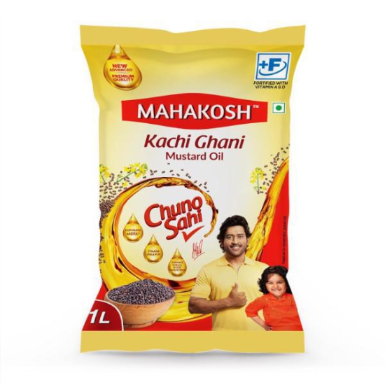 Mahakosh Kachi Ghani Mustard Oil 1 Ltr