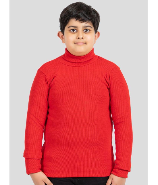 YHA - Red Woollen Boys T-Shirt ( Pack of 1 ) - None