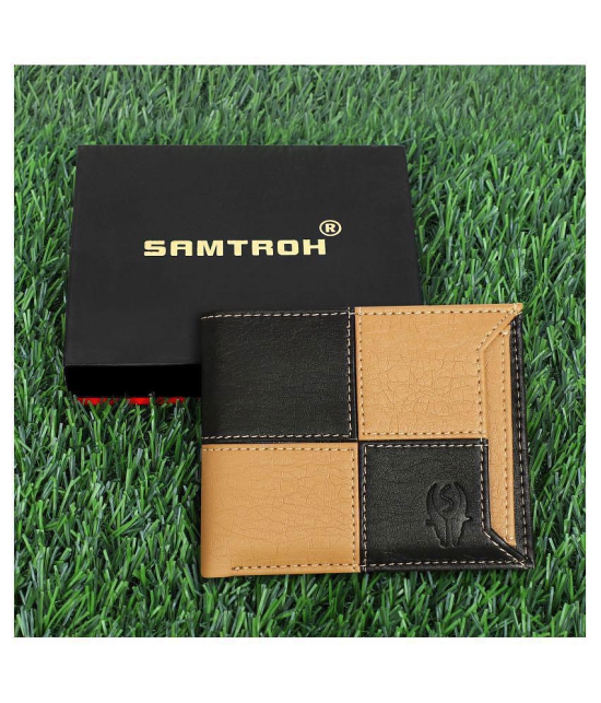 samtroh PU Beige Casual Regular Wallet