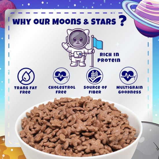 UNIFIT Multigrain Choco Moons & Stars 375g