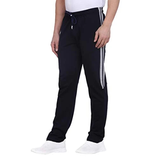 London Hills Mens Regular Fit Soft and Strong Trackpants | Track Pant for Men | Striped Track Pants for Men (Pack of 1)