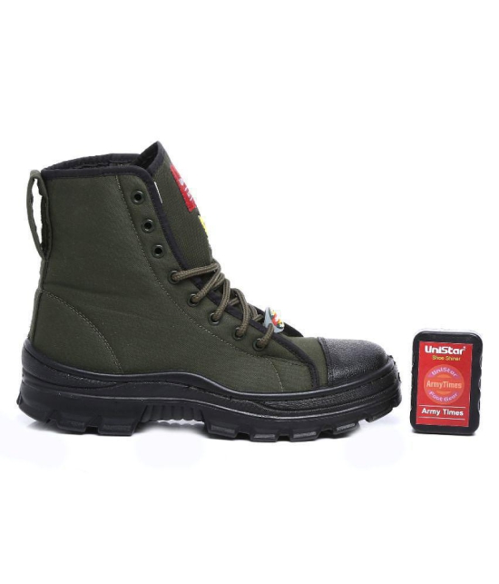 UniStar Olive Hiking & Trekking Boot - 9