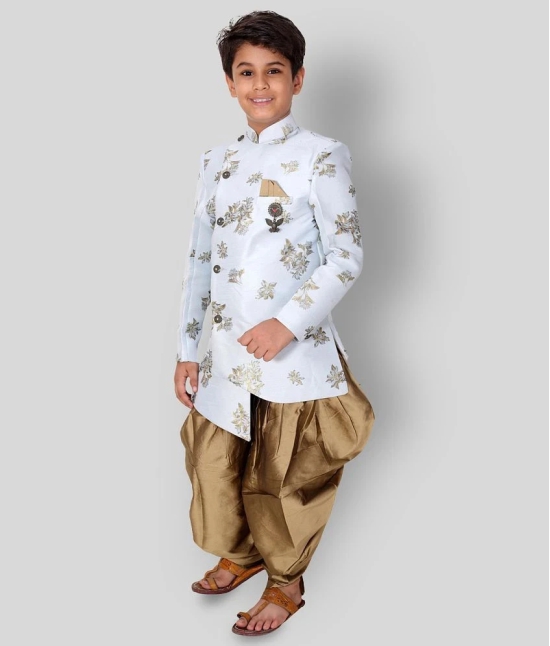 Fourfolds Ethnic Wear Indo Western and Dhoti set for Kids and Boys_FE604 - None