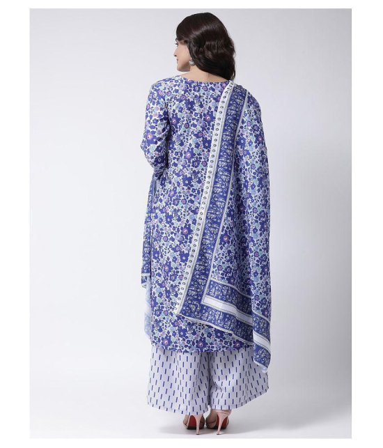 Hangup Blue Chanderi Dupatta