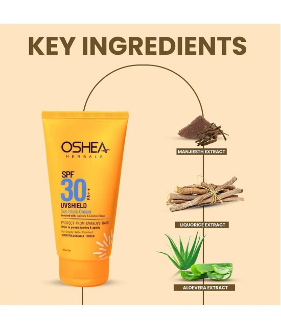 Oshea Herbals Spf 30 Pa ++ UV Shield Sun Block Cream 120Grams