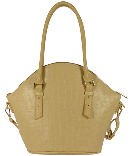 Baggit Yellow Faux Leather Shoulder Bag - Yellow