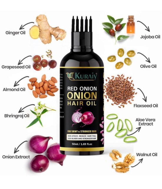 KURAIY - Damage & Repair Onion Oil 50 ml ( Pack of 3 )