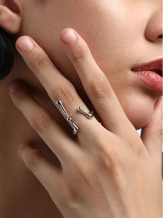 Silver-Plated Finger Ring