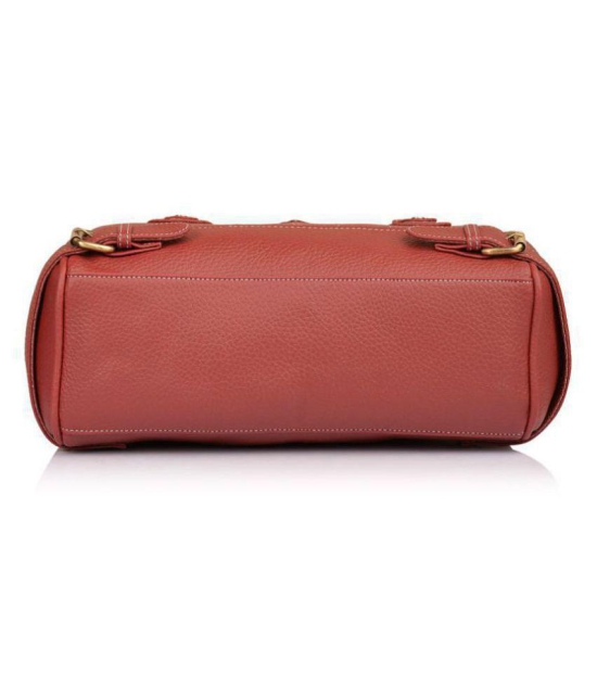 Fostelo - Maroon  PU Shoulder Bag - Maroon