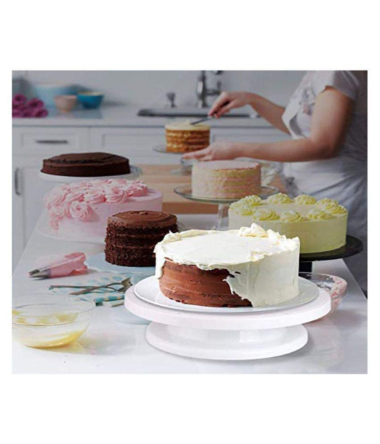 HL HI-LEE Polycarbonate Cake Stand 1 Pcs - White