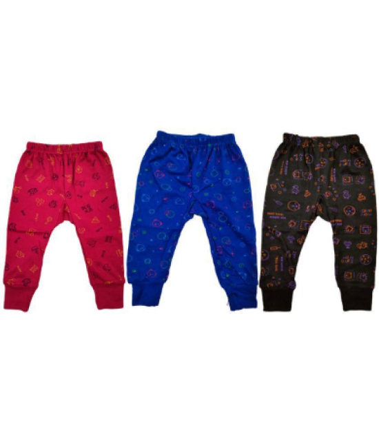 Kids Grip pajama in Vibrant color pack of 3PC - None