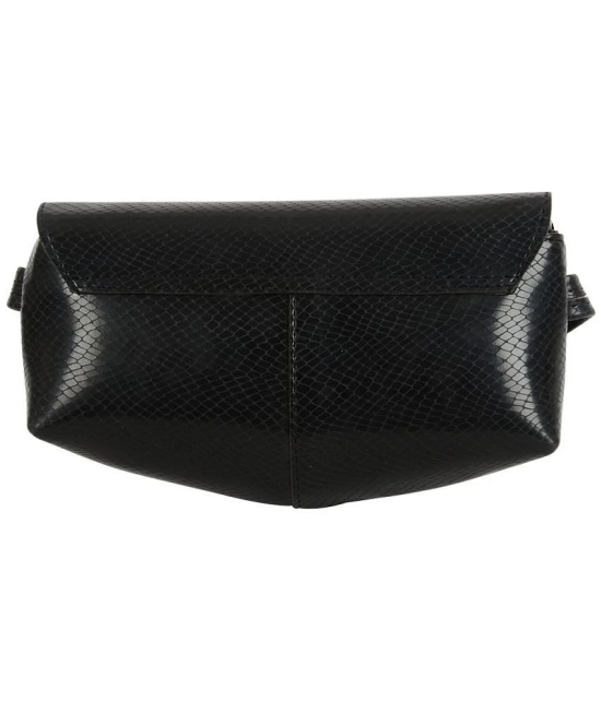 Baggit Black Faux Leather Sling Bag - Black