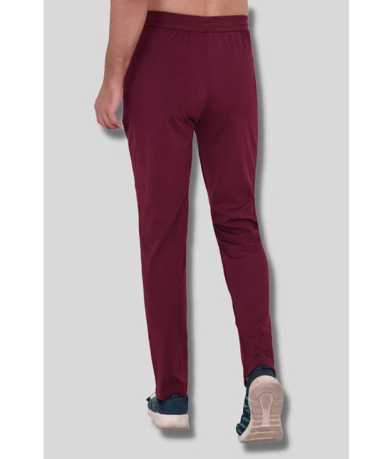 Forbro - Maroon Lycra Men's Sports Trackpants ( Pack of 1 ) - None