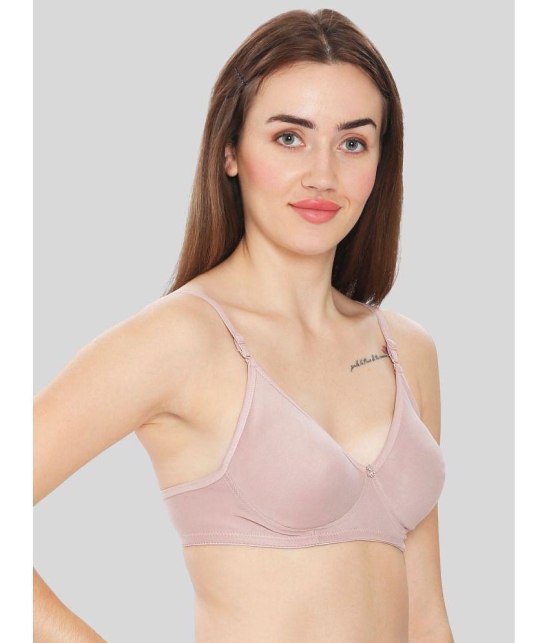 ILRASO - Purple Cotton Non Padded Women's T-Shirt Bra ( Pack of 1 ) - None