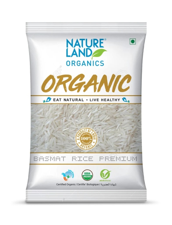 Natureland Organics Basmati Rice Premium 1 kg