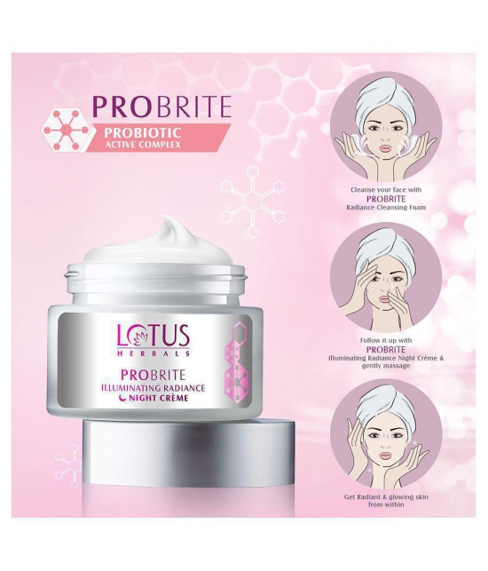 Lotus Herbals Probrite Radiance Night Creme 50g