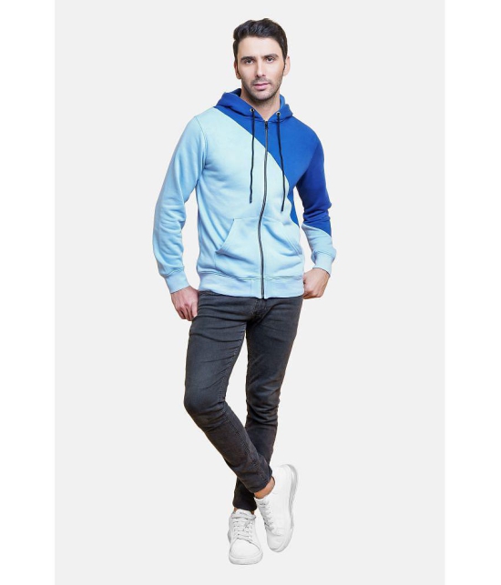 NUEVOSPORTA - Blue Cotton Blend Regular Fit Mens Casual Jacket ( Pack of 1 ) - None