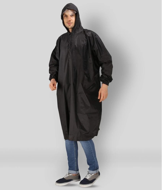 Goodluck Black Poncho - Free Size