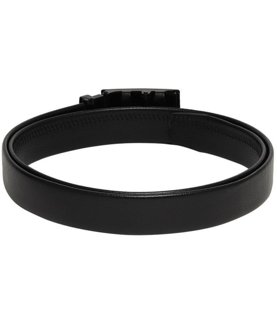 Zacharias - Black Leather Men's Casual Belt ( Pack of 1 ) - None