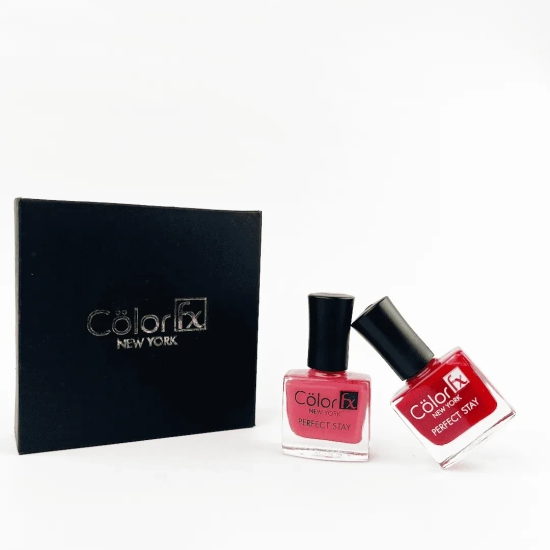 Color Fx Valentine love Duo Perfect Stay Nail Enamel Pack of 2