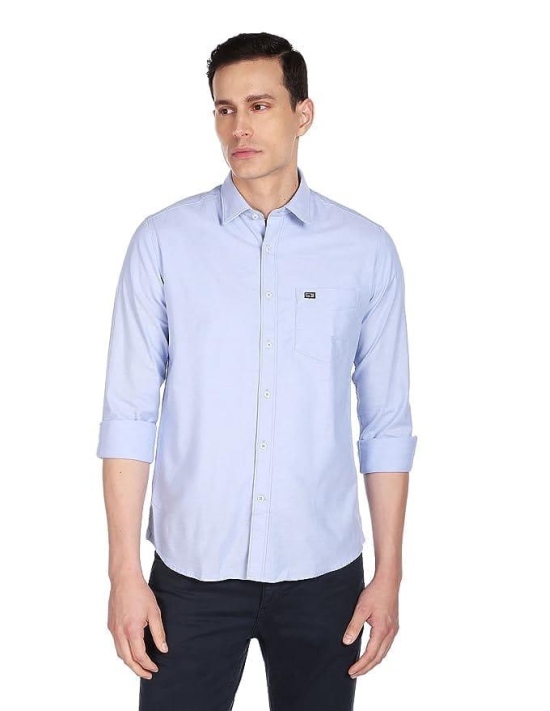 Mens Plane Casual Shirts sky  blue color