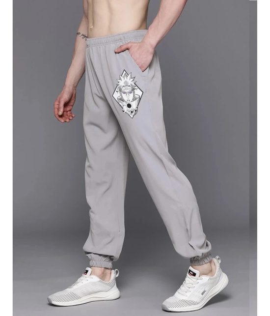 AKTIF Grey Lycra Mens Joggers ( Pack of 1 ) - None