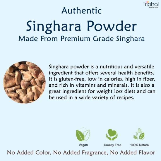 Singhara Powder - Singhada Atta - Water Chestnut Powder | Pure & Natural | Triphal