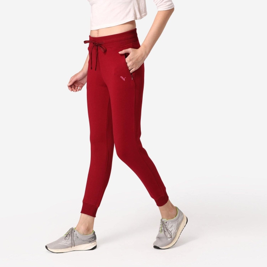 Women's Jogger/Track Pants with Drawstring - Biking Red Biking Red L