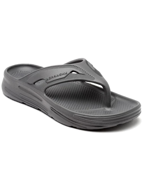 Bersache Grey Mens Thong Flip Flop - None