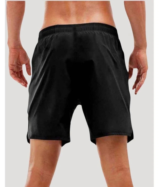 Forbro Black Polyester Lycra Mens Outdoor & Adventure Shorts ( Pack of 1 ) - None